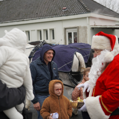 Tour du Père Noël en calèche