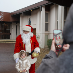 Tour du Père Noël en calèche