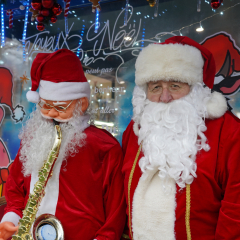 Tour du Père Noël en calèche