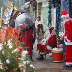 Tour du Père Noël en calèche