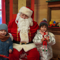 Tour du Père Noël en calèche