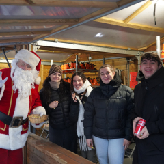 Tour du Père Noël en calèche