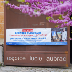 Vernissage de l'exposition de Leopold Plowiecki