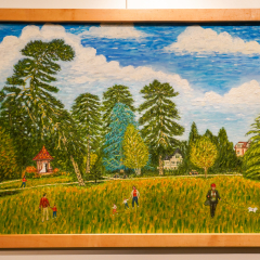 Vernissage de l'exposition de Leopold Plowiecki