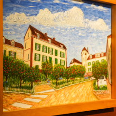 Vernissage de l'exposition de Leopold Plowiecki