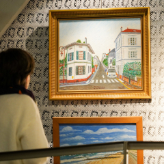 Vernissage de l'exposition de Leopold Plowiecki