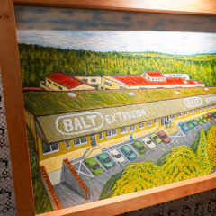 Vernissage de l'exposition de Leopold Plowiecki