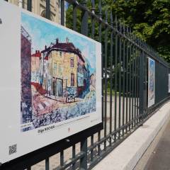 Montmartre à Montmorency - Œuvres d'Olga Rocher, gagnante 2025
