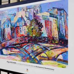Montmartre à Montmorency - Œuvres d'Olga Rocher, gagnante 2025