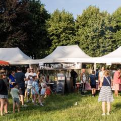 Fête de la musique dans le parc de l'Hôtel de Ville