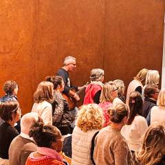 Une séance de répétitions de la chorale le Chœur en bandoulière - Photo de groupe