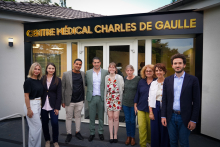 Inauguration du cabinet médical Charles de Gaulle