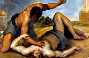Peinture de Abel et Caïn