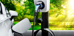 Borne véhicule électrique