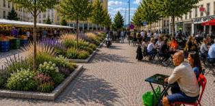 Place Roger Levanneur avant travaux été 2026