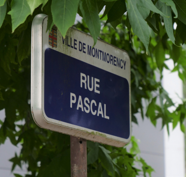 Panneau rue Pascal