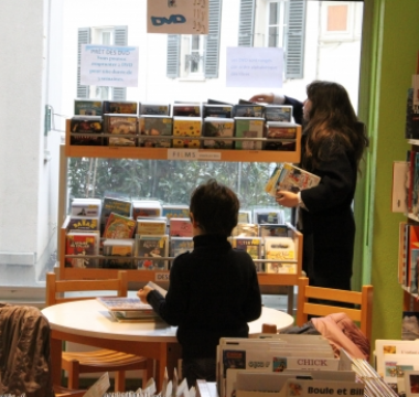 Une salle de la bibliothèque de Montmorency