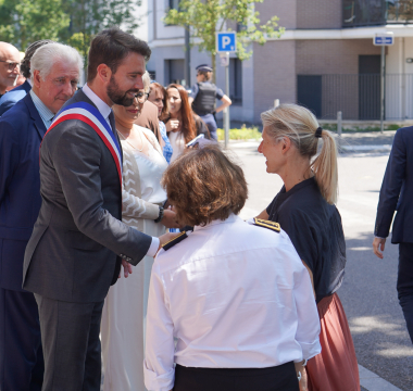 Visite de la ministre Marie Barsacq à l'Aquadium